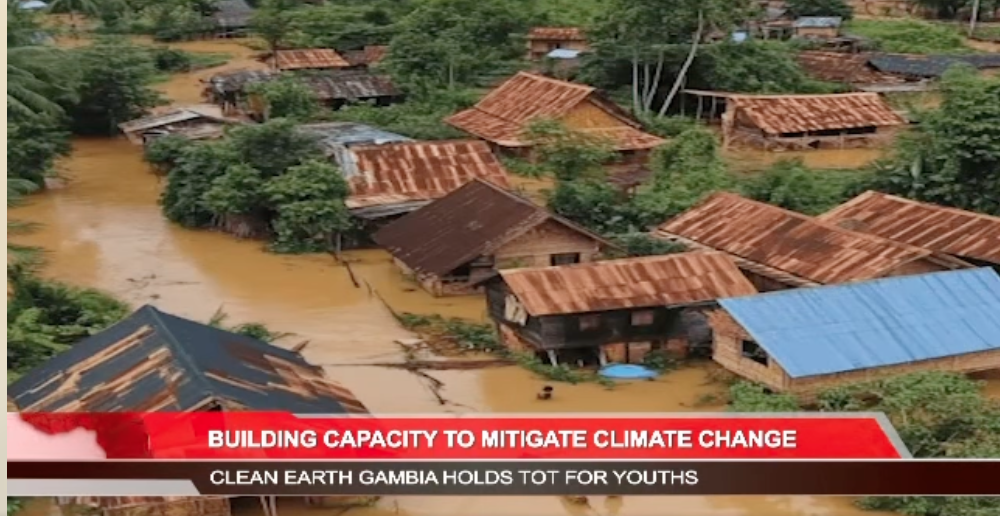 Building Capacity to Mitigate Climate Change — Clean Earth Gambia holds TOT for youths